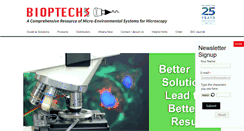 Desktop Screenshot of bioptechs.com